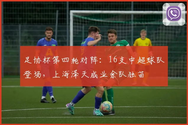 足协杯第四轮对阵：16支中超球队登场，上海泽天成业余队独苗