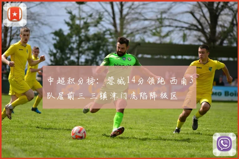 中超积分榜：蓉城14分领跑 西南3队居前三 三镇津门虎陷降级区